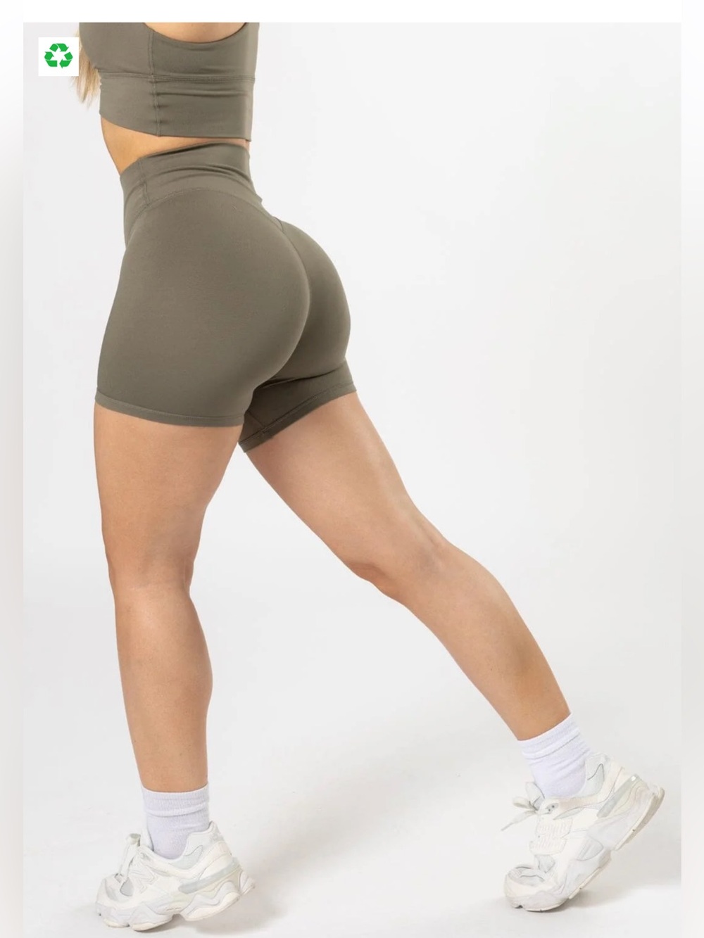 Paragon Fitwear Olive Green Women's Bike Shorts